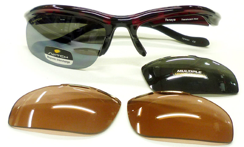 SWITCH スイッチ Teyana Lake-Translucent Red (スペアレンズ付)