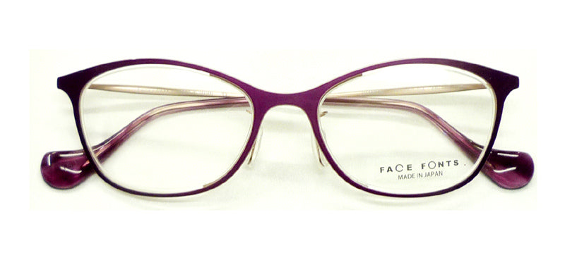 定番超特価新品　Face Fonts. フェイスフォント　ブランド　日本製　眼鏡　メガネ　上品　オシャレ　綺麗 フルリム